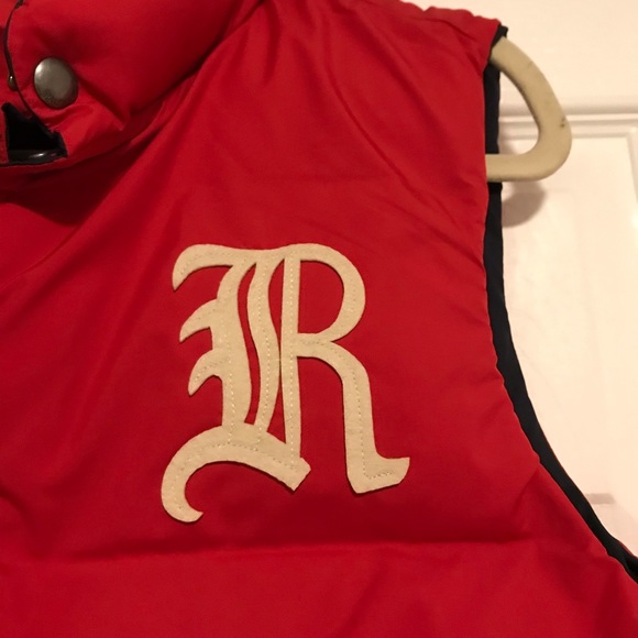 Polo Ralph Lauren reversable vest black/red size M 10/12 new without tag - Picture 3 of 14